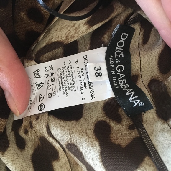 Dolce and Gabbana stretch silk halter sz 38 - Picture 6 of 9